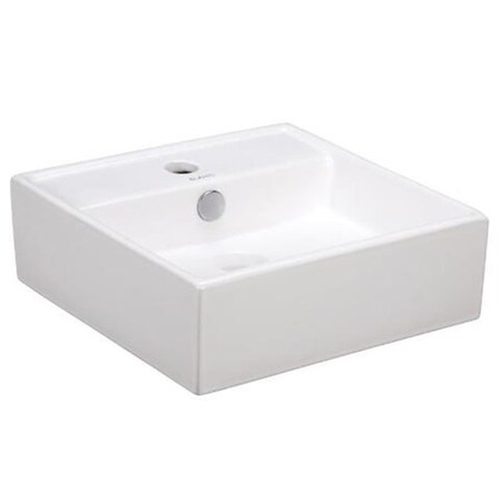 Elanti Elanti Porcelain Square Wall Mounted Sink EC9868